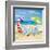 5 o'clock Beach I-Paul Brent-Framed Art Print