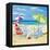 5 o'clock Beach I-Paul Brent-Framed Stretched Canvas