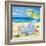 5 o'clock Beach II-Paul Brent-Framed Art Print