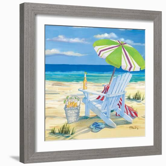 5 o'clock Beach II-Paul Brent-Framed Art Print