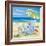 5 o'clock Beach II-Paul Brent-Framed Art Print