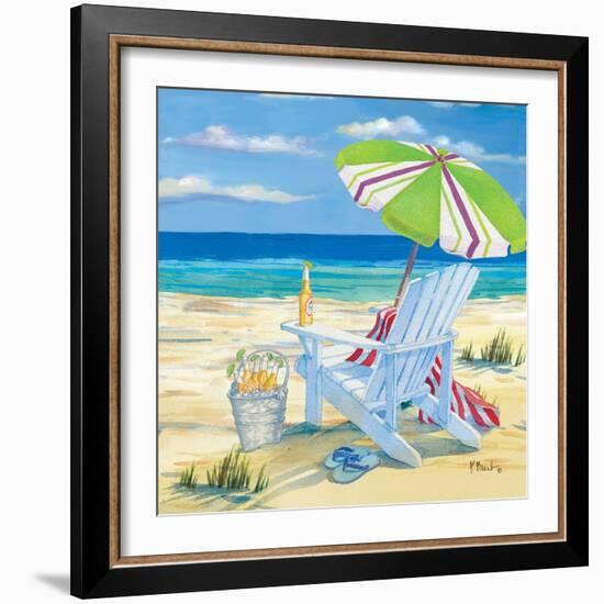 5 o'clock Beach II-Paul Brent-Framed Art Print