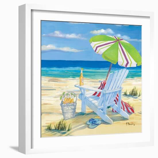 5 o'clock Beach II-Paul Brent-Framed Art Print