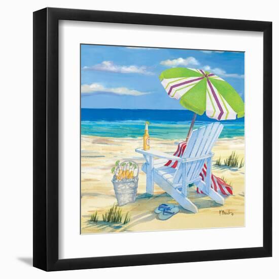 5 o'clock Beach II-Paul Brent-Framed Art Print