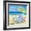 5 o'clock Beach II-Paul Brent-Framed Art Print