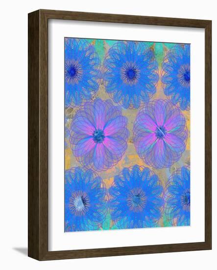 5 of 22 abstract art Circle Color Decor 3 D E-Ricki Mountain-Framed Art Print