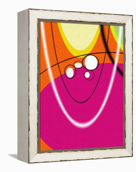5 of 6 Abstract Art Retro Funk-Ricki Mountain-Framed Stretched Canvas