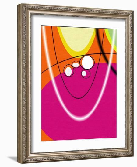 5 of 6 Abstract Art Retro Funk-Ricki Mountain-Framed Art Print