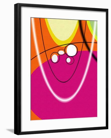 5 of 6 Abstract Art Retro Funk-Ricki Mountain-Framed Art Print