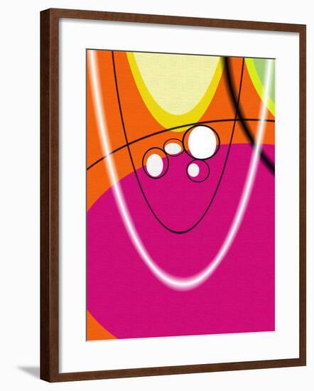 5 of 6 Abstract Art Retro Funk-Ricki Mountain-Framed Art Print