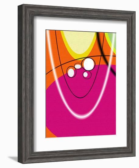 5 of 6 Abstract Art Retro Funk-Ricki Mountain-Framed Art Print