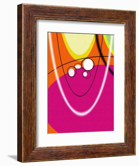 5 of 6 Abstract Art Retro Funk-Ricki Mountain-Framed Art Print