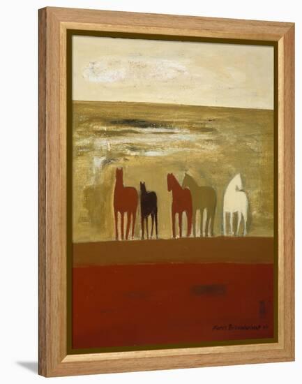 5 Ponies-Karen Bezuidenhout-Framed Premier Image Canvas