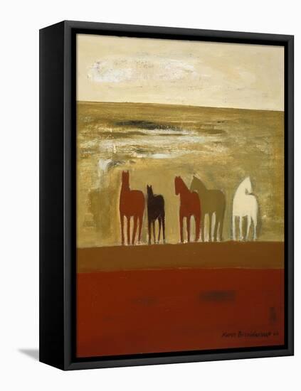 5 Ponies-Karen Bezuidenhout-Framed Premier Image Canvas