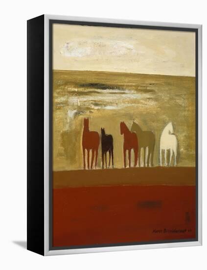 5 Ponies-Karen Bezuidenhout-Framed Premier Image Canvas