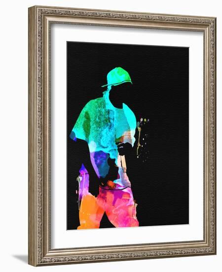 50 Cent Watercolor-Lana Feldman-Framed Art Print