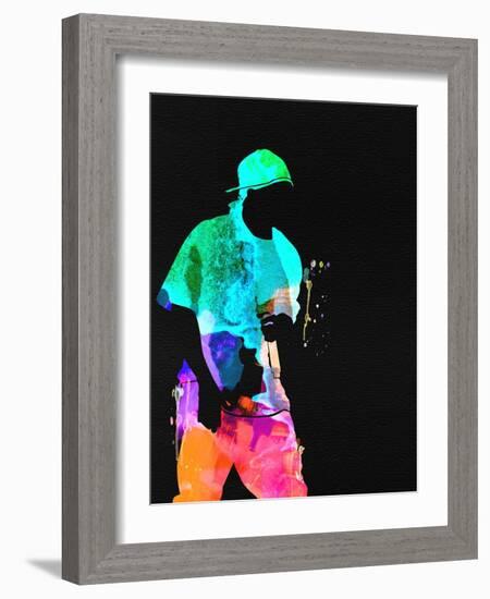 50 Cent Watercolor-Lana Feldman-Framed Art Print