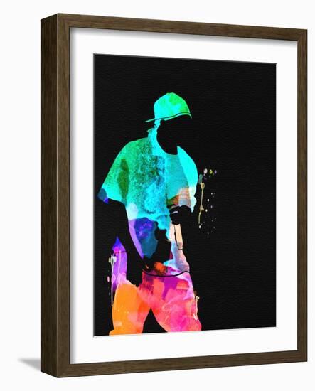 50 Cent Watercolor-Lana Feldman-Framed Art Print