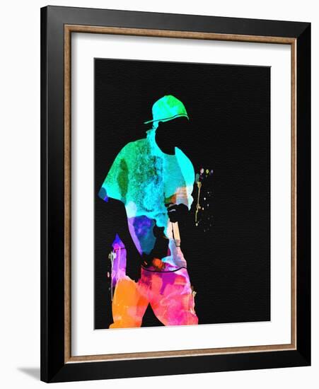 50 Cent Watercolor-Lana Feldman-Framed Art Print