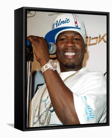50 Cent-null-Framed Stretched Canvas