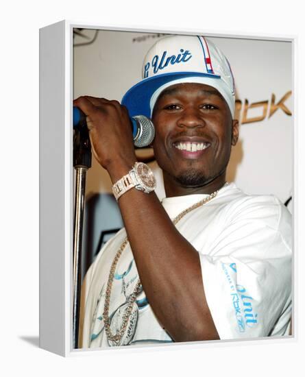 50 Cent-null-Framed Stretched Canvas