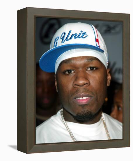 50 Cent-null-Framed Stretched Canvas