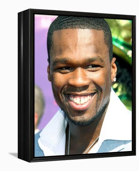 50 Cent-null-Framed Stretched Canvas