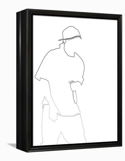 50 Cent-Logan Huxley-Framed Stretched Canvas