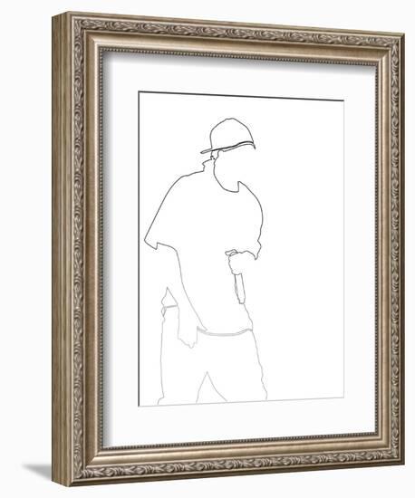 50 Cent-Logan Huxley-Framed Art Print