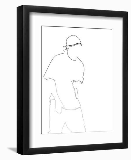 50 Cent-Logan Huxley-Framed Art Print