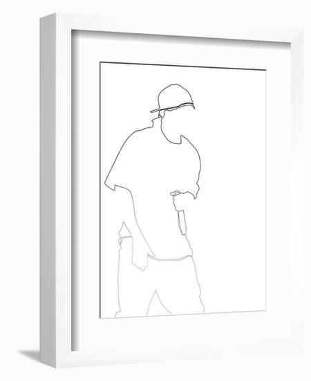 50 Cent-Logan Huxley-Framed Art Print