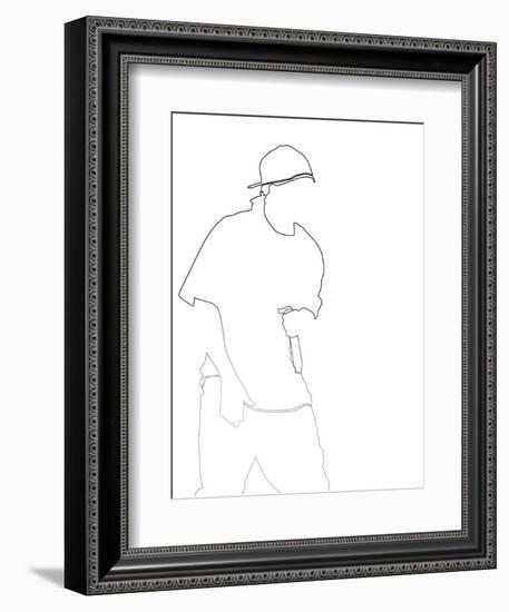 50 Cent-Logan Huxley-Framed Art Print