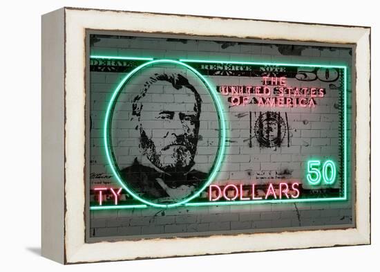 50 Dollars-Octavian Mielu-Framed Stretched Canvas