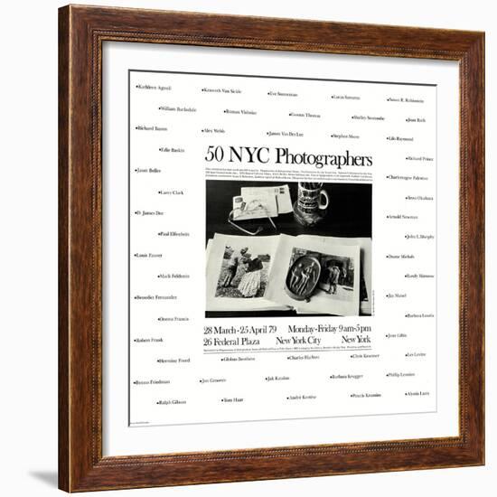 50 NYC Photographers-Andre Kertesz-Framed Collectable Print