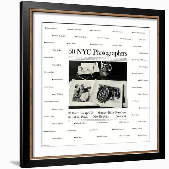 50 NYC Photographers-Andre Kertesz-Framed Collectable Print