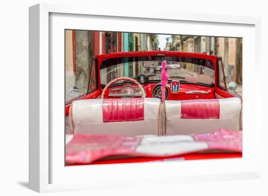 50’s Car, Havana-Richard Silver-Framed Photographic Print