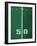 50 Yard Line American Football-Steven Sutton-Framed Photographic Print