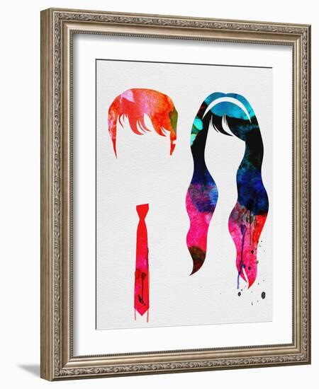 500 Days Watercolor-Lora Feldman-Framed Art Print