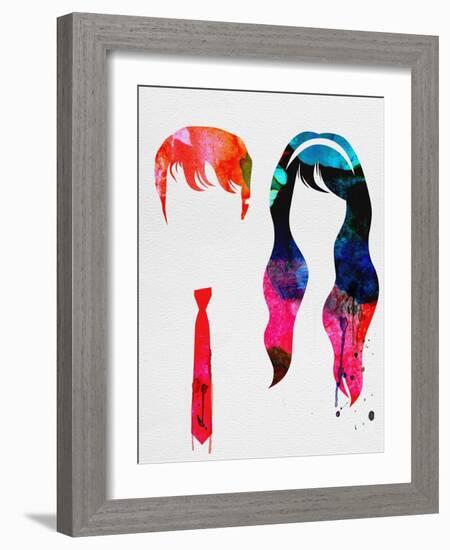 500 Days Watercolor-Lora Feldman-Framed Art Print