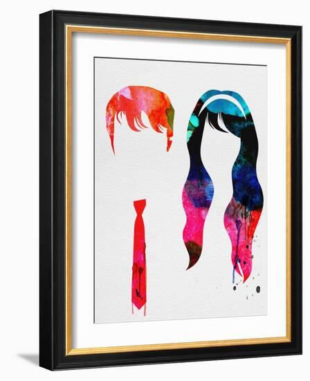 500 Days Watercolor-Lora Feldman-Framed Art Print