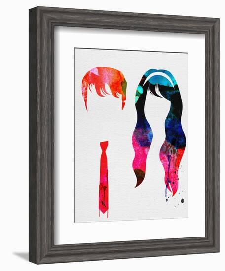 500 Days Watercolor-Lora Feldman-Framed Art Print