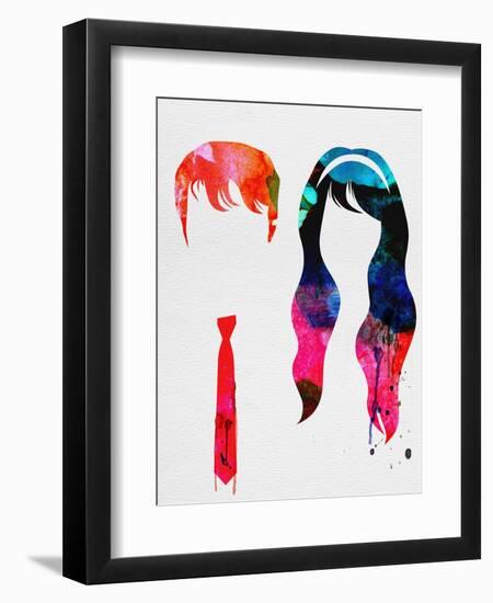 500 Days Watercolor-Lora Feldman-Framed Art Print