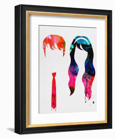 500 Days Watercolor-Lora Feldman-Framed Art Print