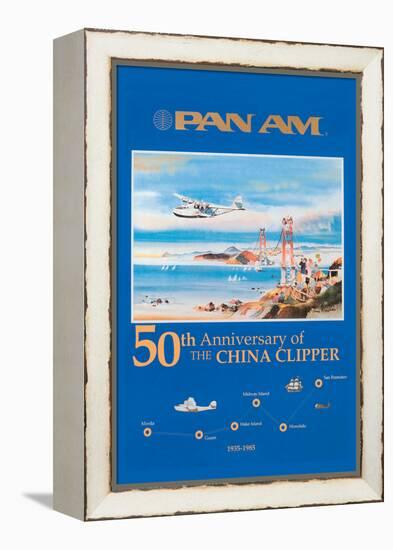 50th Anniversary of the China Clipper-null-Framed Stretched Canvas