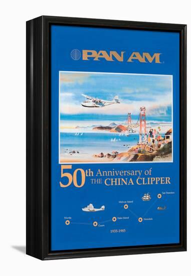 50th Anniversary of the China Clipper-null-Framed Stretched Canvas