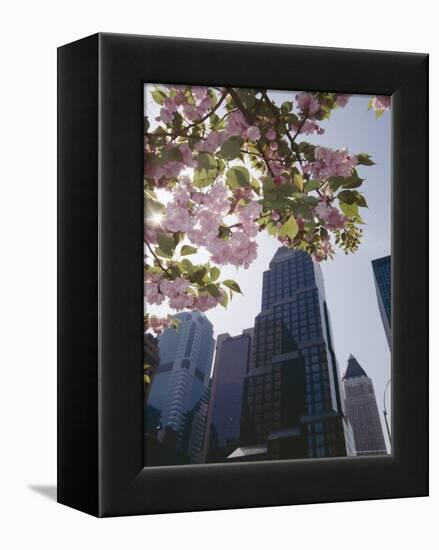 50th Street Looking West to 7th Avenue, New York City, New York-Adam Woolfitt-Framed Premier Image Canvas