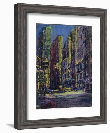 51st and Madison, New York City-Patti Mollica-Framed Giclee Print