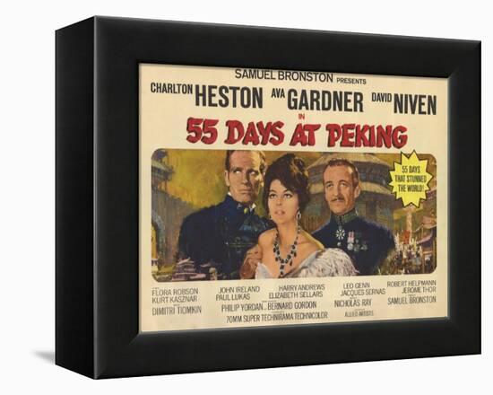 55 Days at Peking, 1963-null-Framed Stretched Canvas