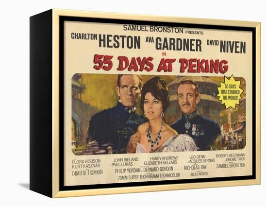 55 Days at Peking, 1963-null-Framed Stretched Canvas