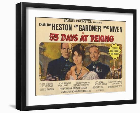 55 Days at Peking, 1963-null-Framed Art Print